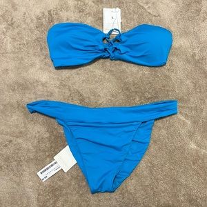Blue Authentic San Lorenzo blue Bikini 🌴🥥